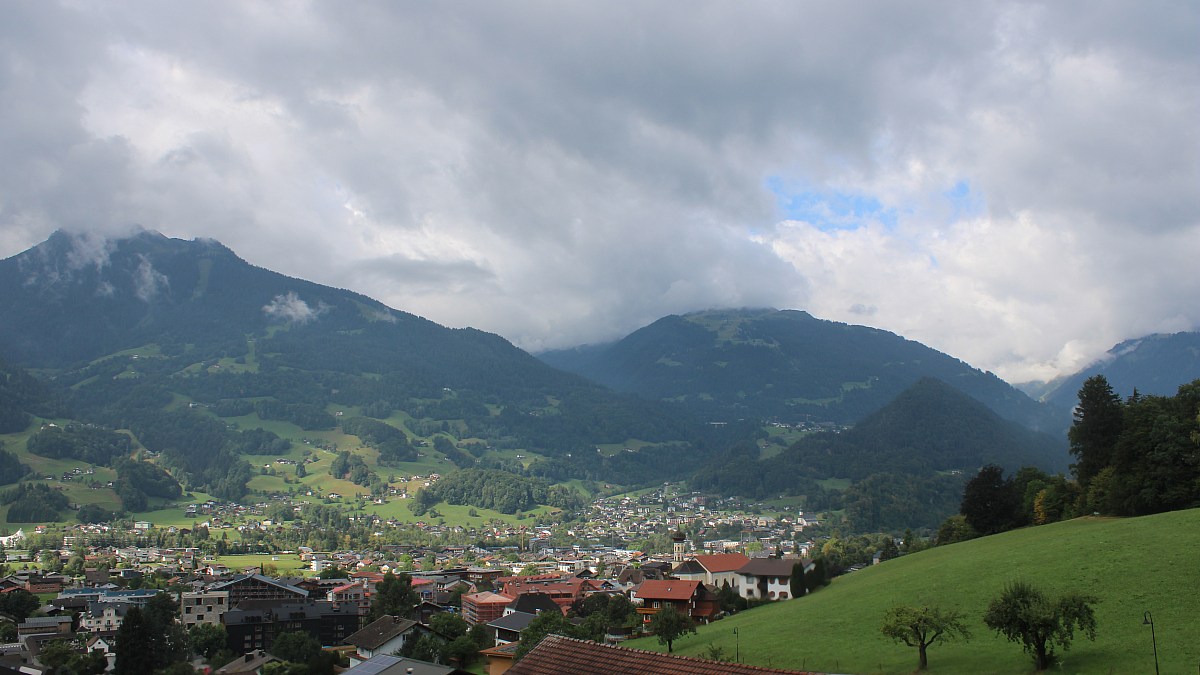 Blick über Schruns nach Südwesten - Foto-Webcam.eu