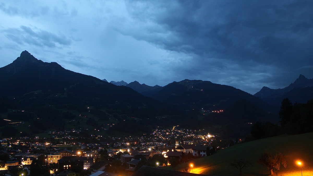 Blick über Schruns nach Südwesten - Foto-Webcam.eu