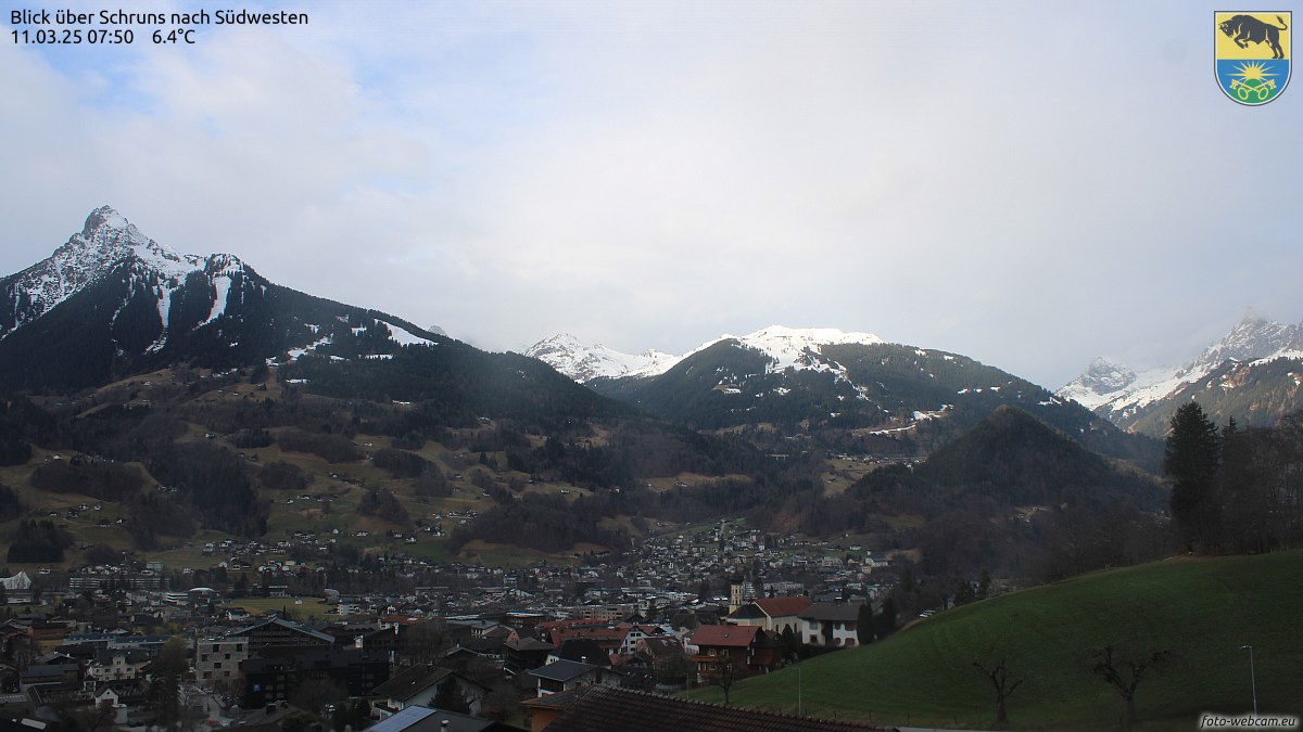 Marktgemeinde Schruns auf 735 m Seehöhe