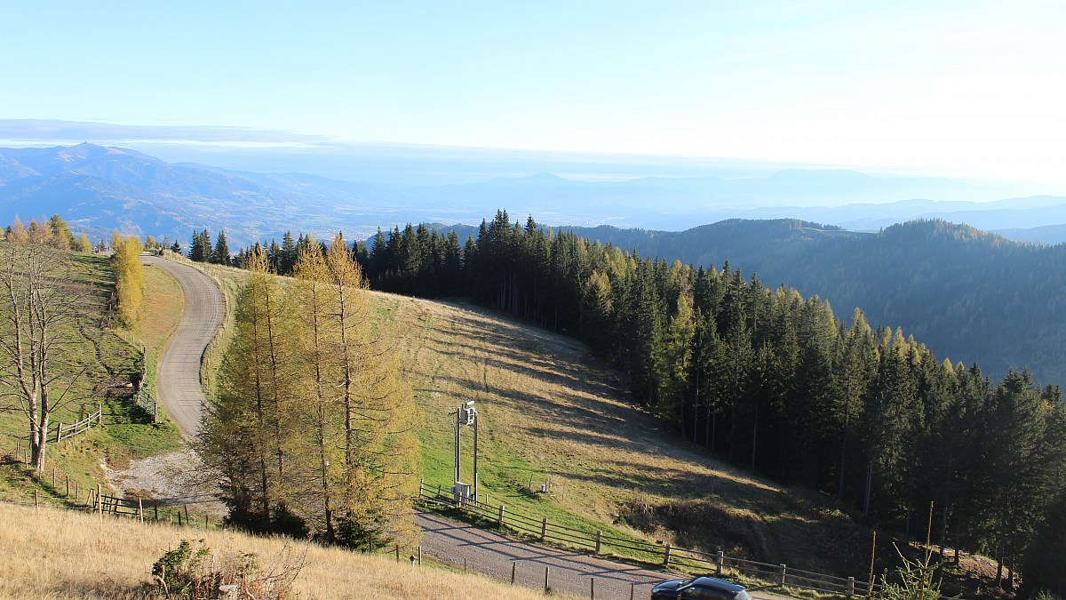 Prebl / Schulterkogelhütte - Blick nach Südosten - Foto-Webcam.eu