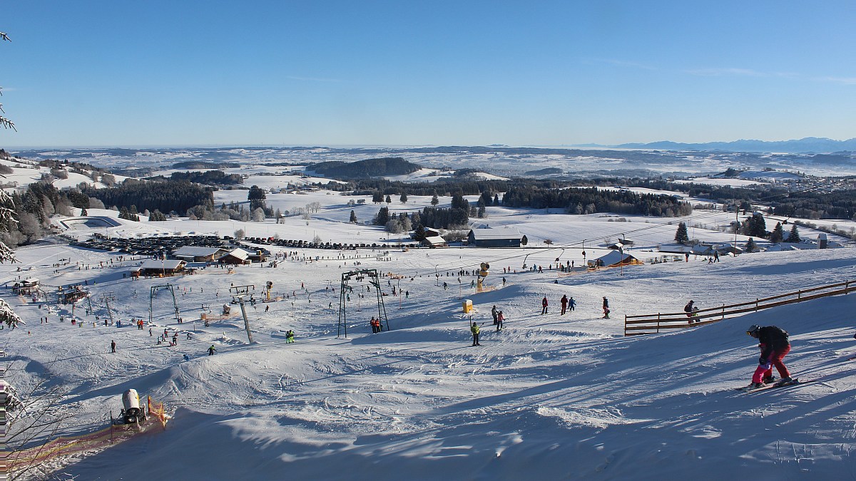 Schwärzenlifte - Eschach / Oberallgäu - Blick zum Gletschergumpen und ...