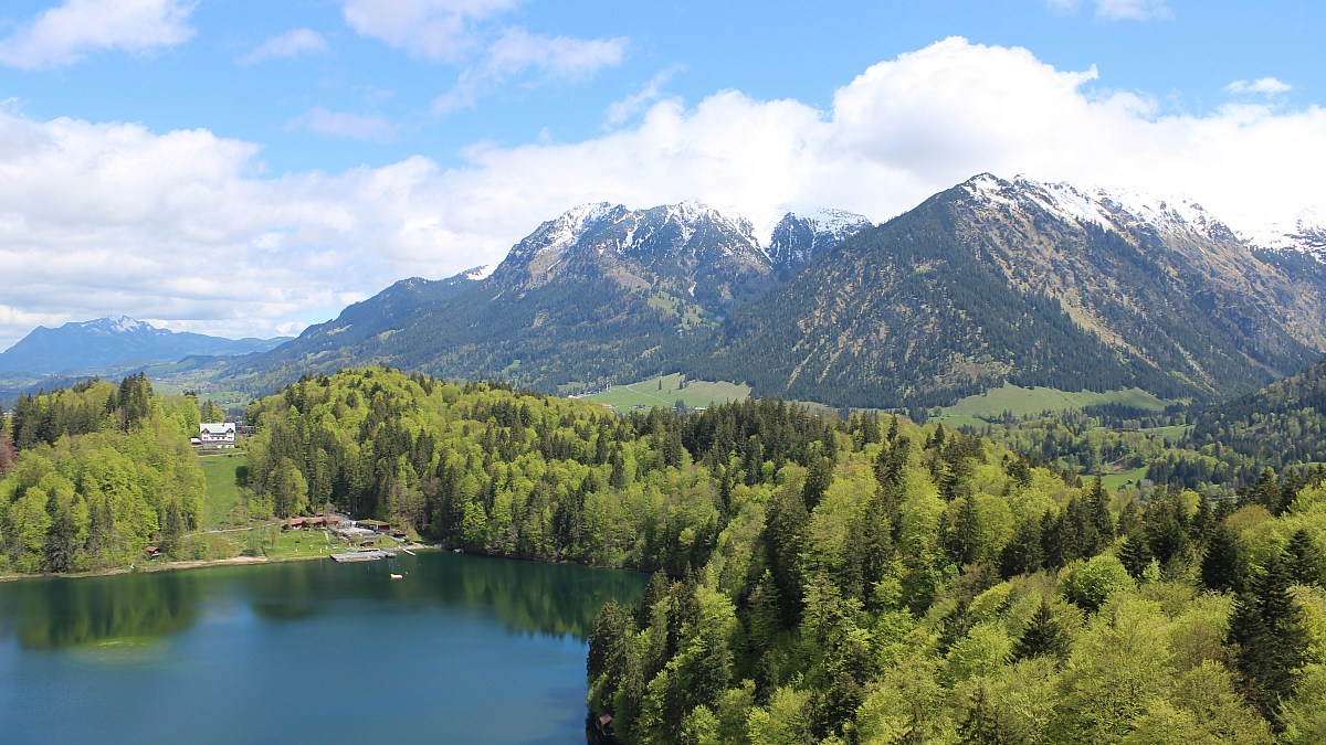 Heini-Klopfer-Skiflugschanze - Oberstdorf - Blick nach Nordosten - Foto ...