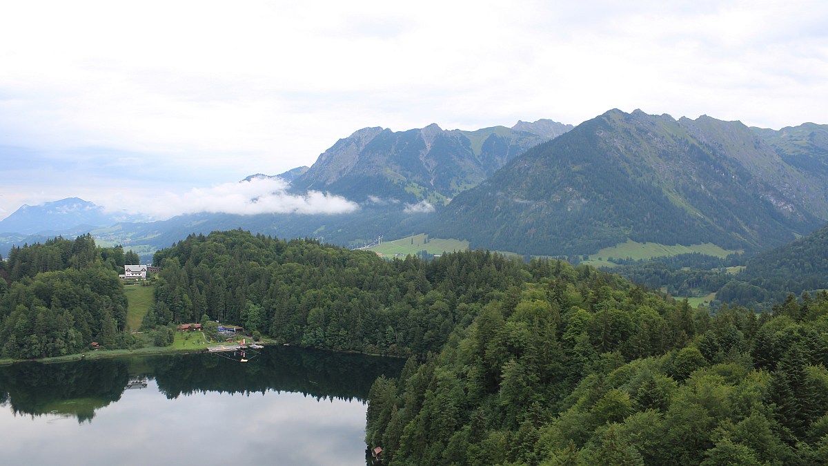 Heini-Klopfer-Skiflugschanze - Oberstdorf - Blick nach Nordosten - Foto ...