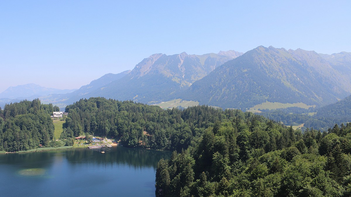 Heini-Klopfer-Skiflugschanze - Oberstdorf - Blick nach Nordosten - Foto ...