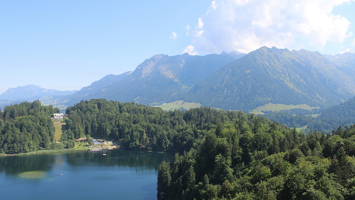 Heini-Klopfer-Skiflugschanze - Oberstdorf - Blick nach Nordosten - Foto ...