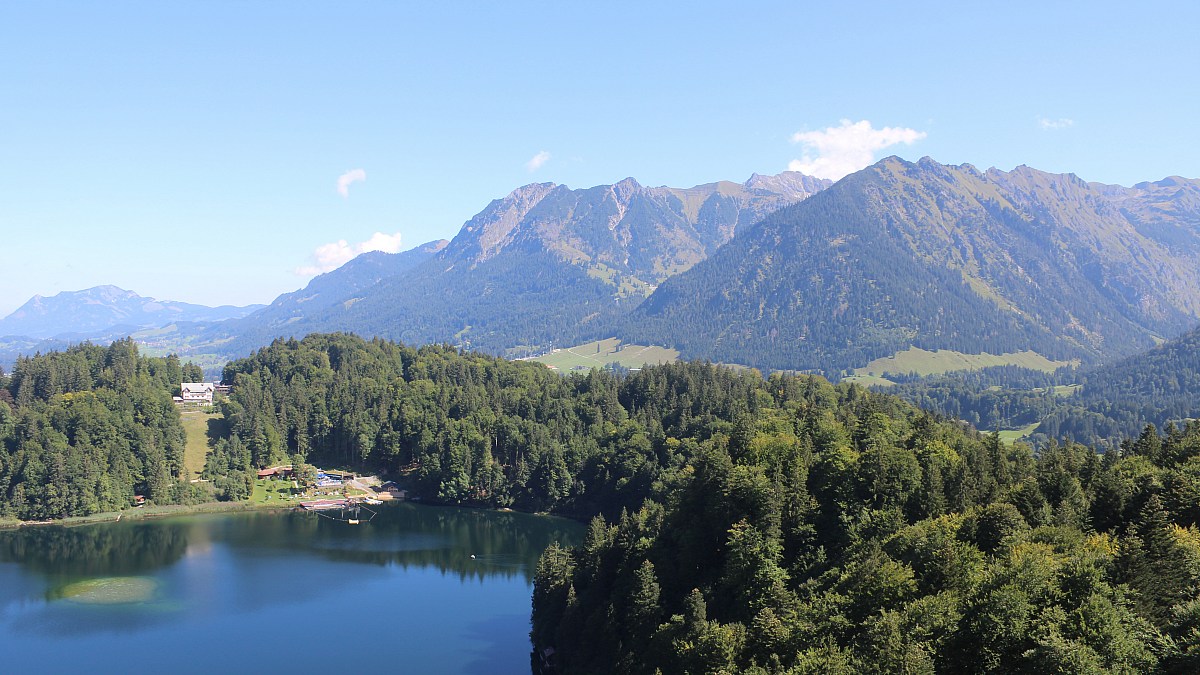 Heini-Klopfer-Skiflugschanze - Oberstdorf - Blick nach Nordosten - Foto ...