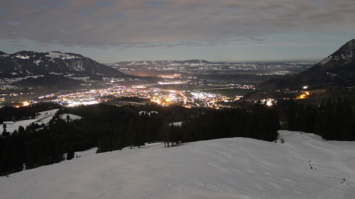 Sonthofen / Oberallgäu – Blick vom Sonthofer Hof nach Nordwesten - Foto ...