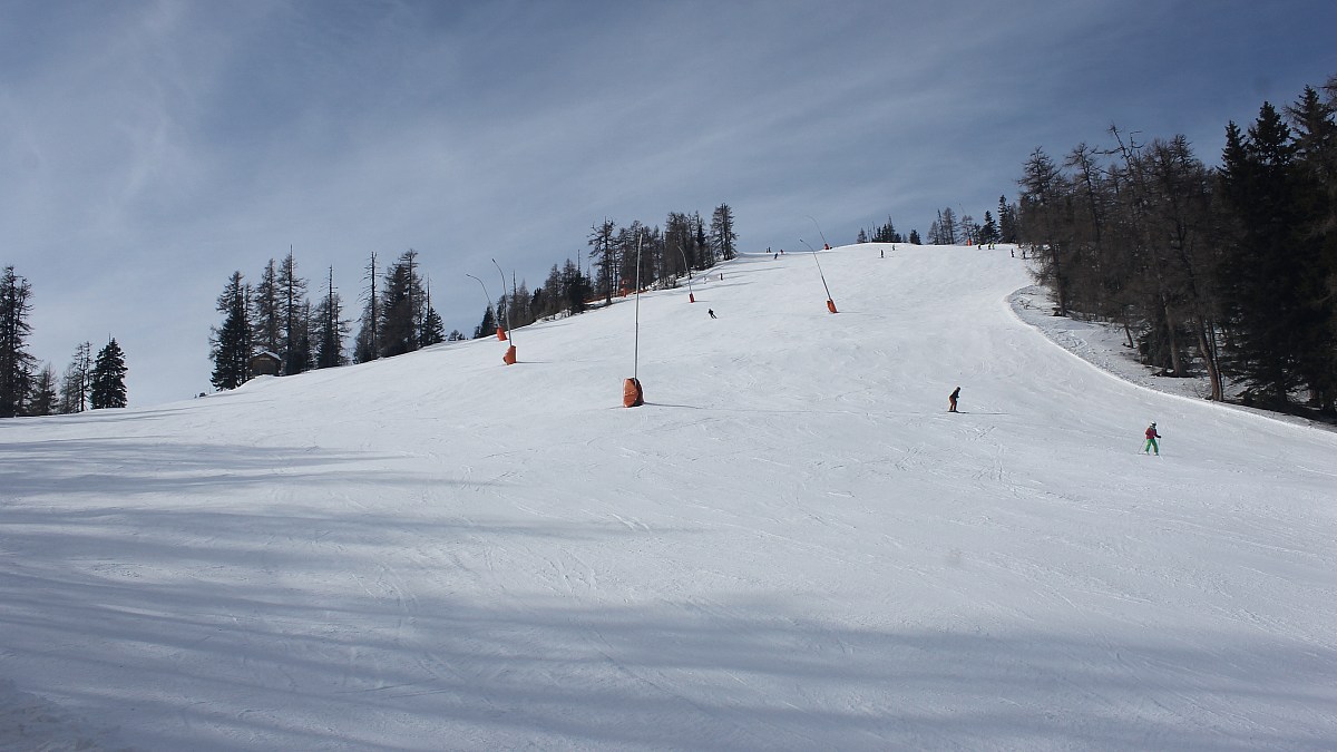 Bad Kleinkirchheim / Spitzeck - Blick zur Biosphärenparkbahn Brunnach ...