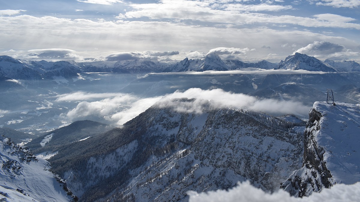 Stöhrhaus am Untersberg - Blick über Berchtesgaden nach Süden - Foto ...