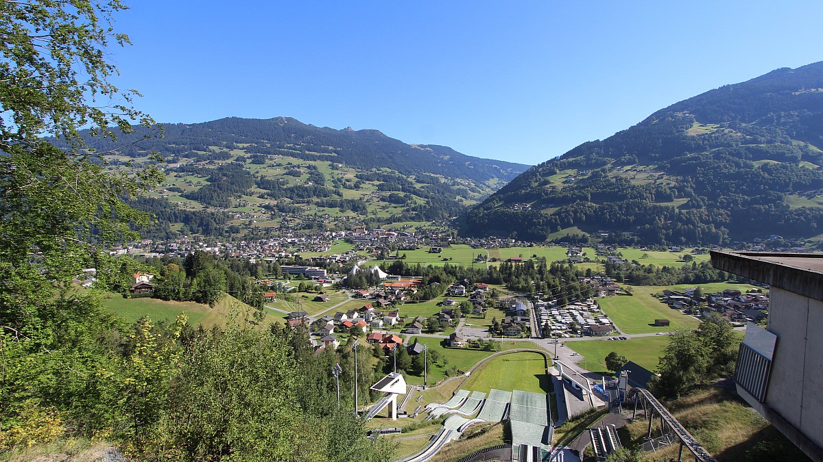 Tschagguns / Montafon Nordic Schanzenzentrum - Blick nach NO - Foto ...