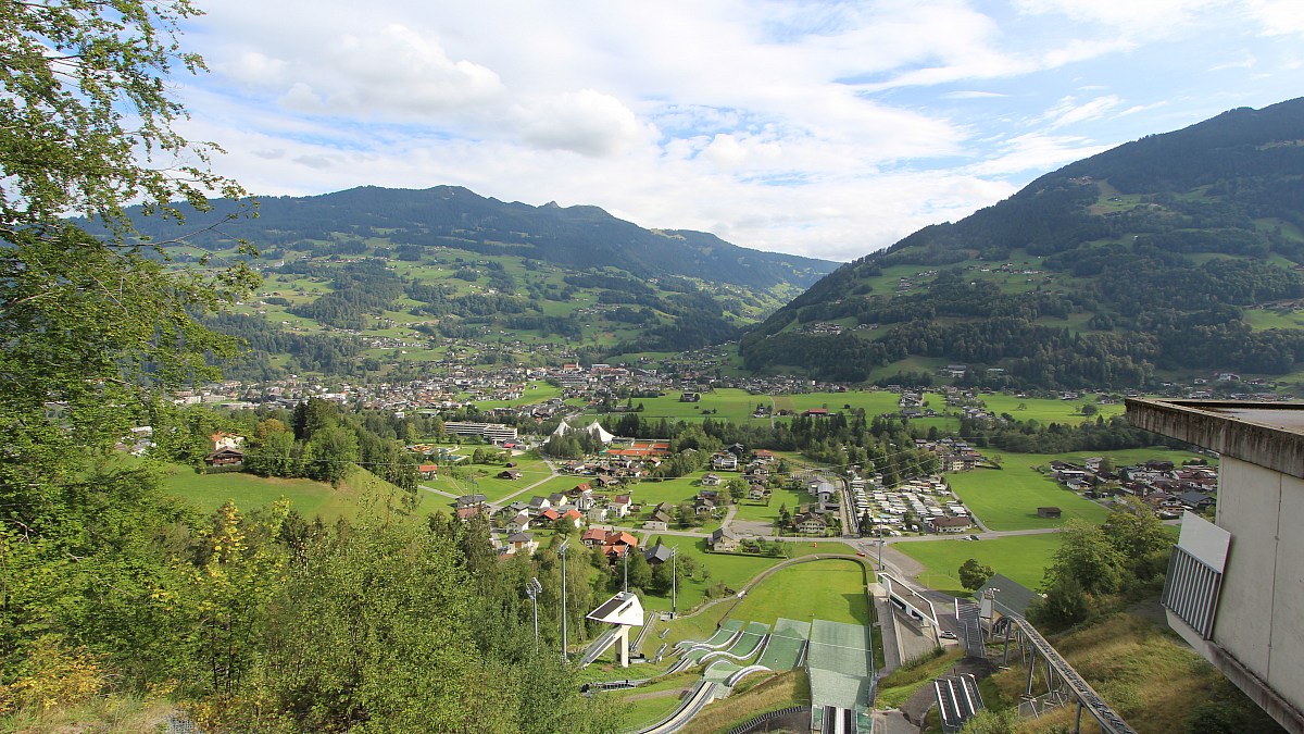 Tschagguns / Montafon Nordic Schanzenzentrum - Blick nach NO - Foto ...