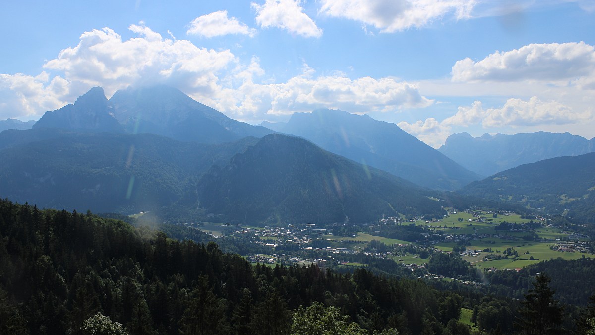 Windbeutelbaron - Obersalzberg / Berchtesgaden - Blick zum Watzmann ...