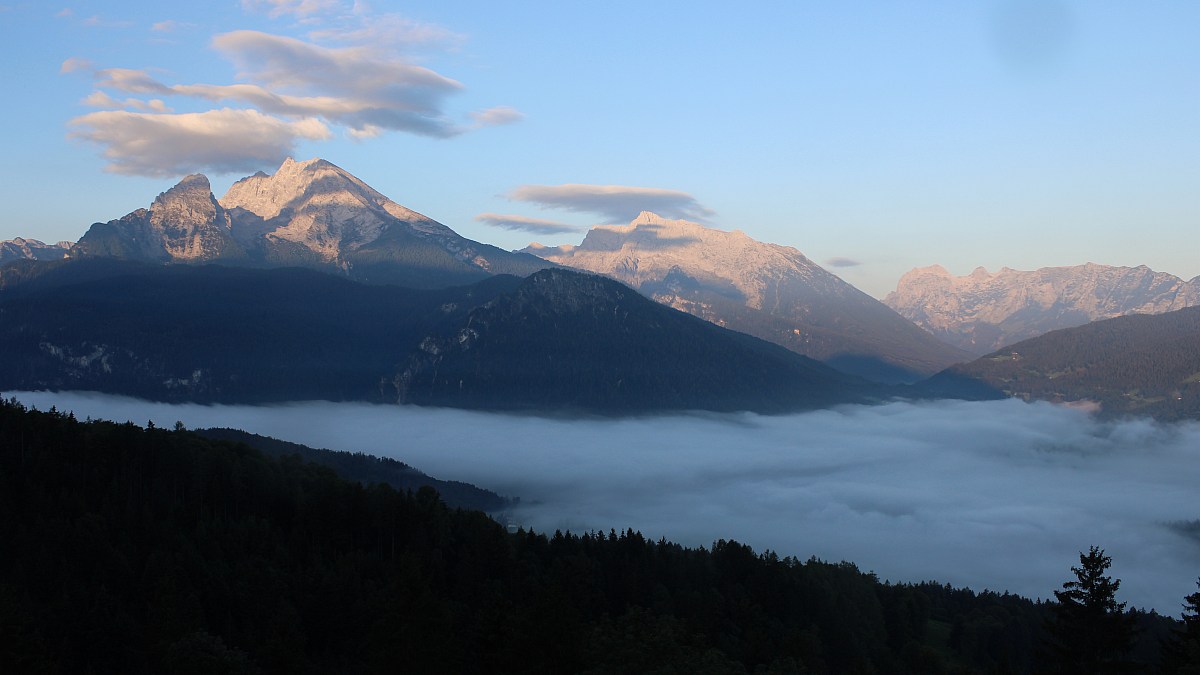 Windbeutelbaron - Obersalzberg   Berchtesgaden - Blick Zum Watzmann 