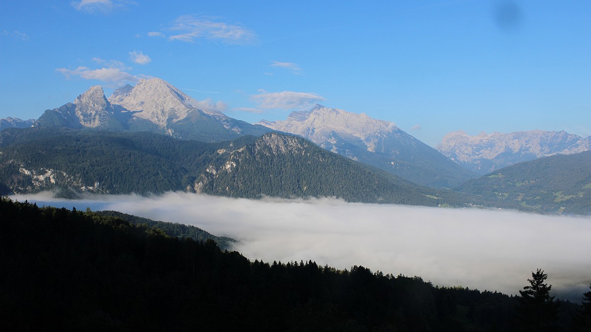 Windbeutelbaron - Obersalzberg / Berchtesgaden - Blick zum Watzmann ...