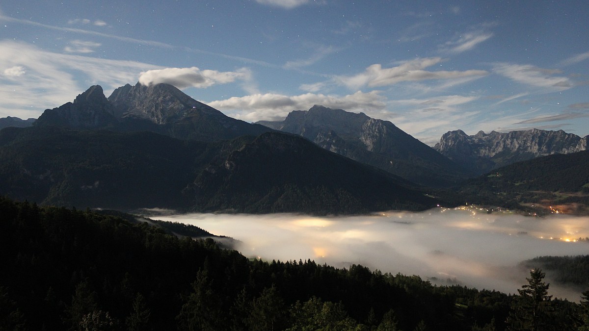 Windbeutelbaron - Obersalzberg / Berchtesgaden - Blick zum Watzmann ...