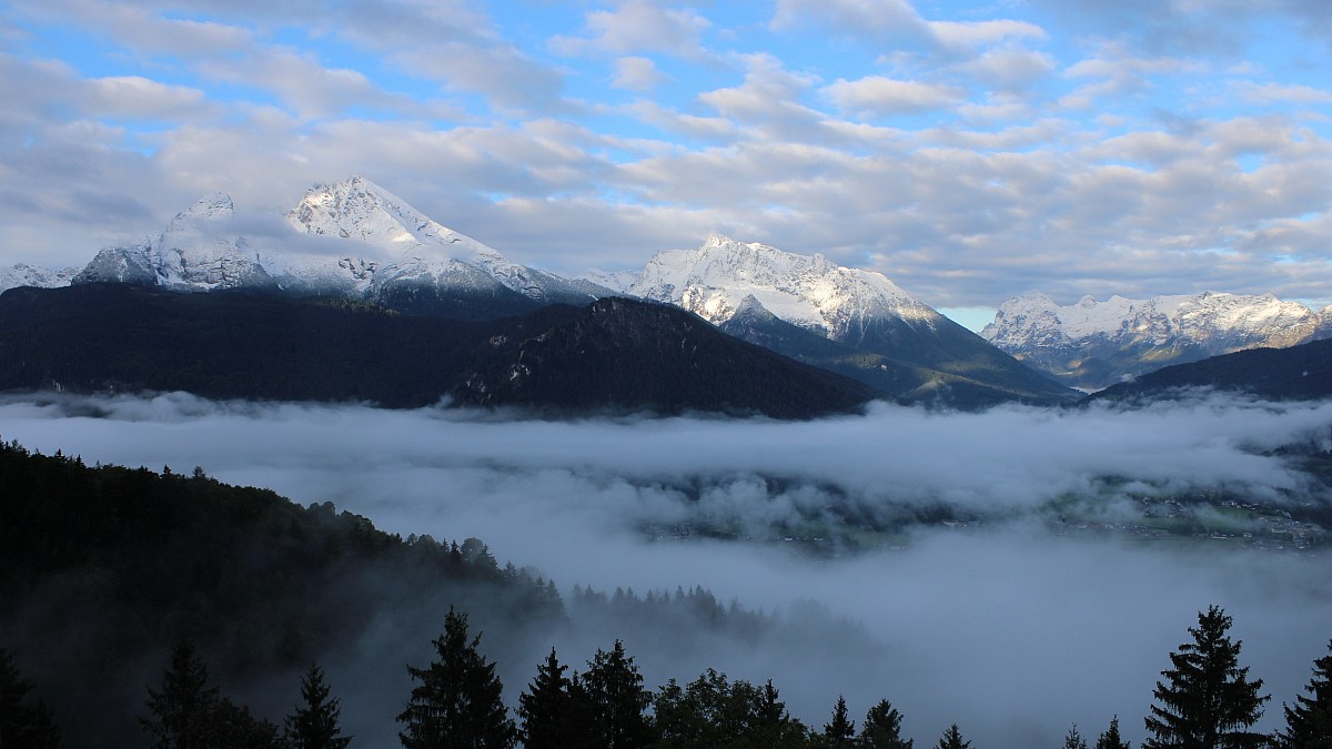 Windbeutelbaron - Obersalzberg / Berchtesgaden - Blick zum Watzmann ...