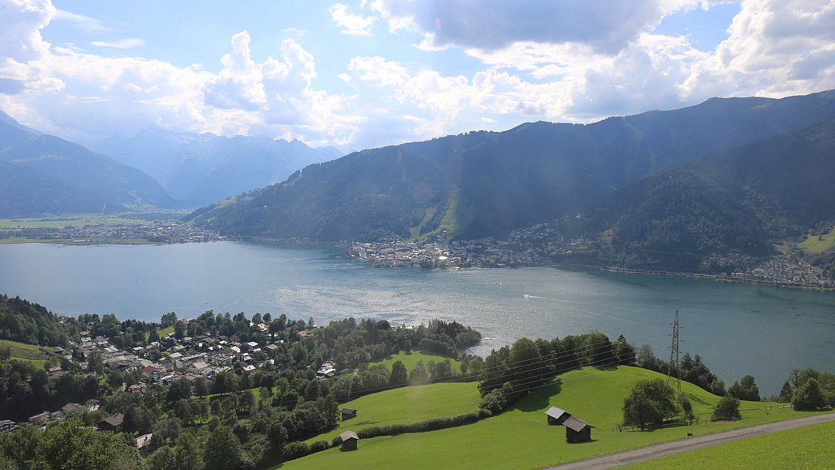 Zell Am See Kaprun Blick Zum Kitzsteinhorn Und Zur Schmittenh He